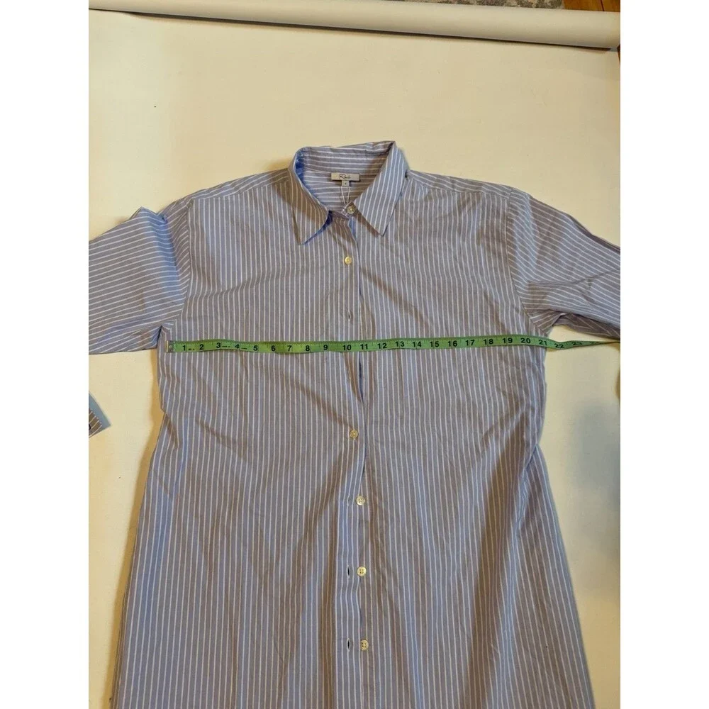 Rails Harmony Dress in Blue Oxford White Stripe. NWT. Retails $235 - Picture 8 of 9